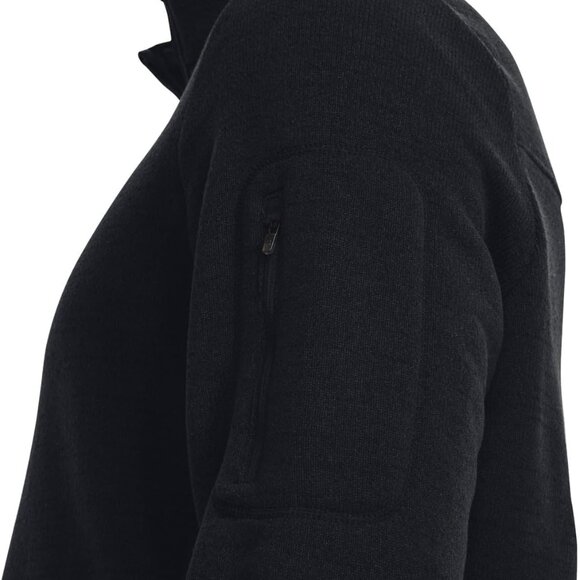 WT Under Armour Specialist Men’s 1/4 Zip Pullover – Black, Size Small – Style #1 - Picture 3 of 3